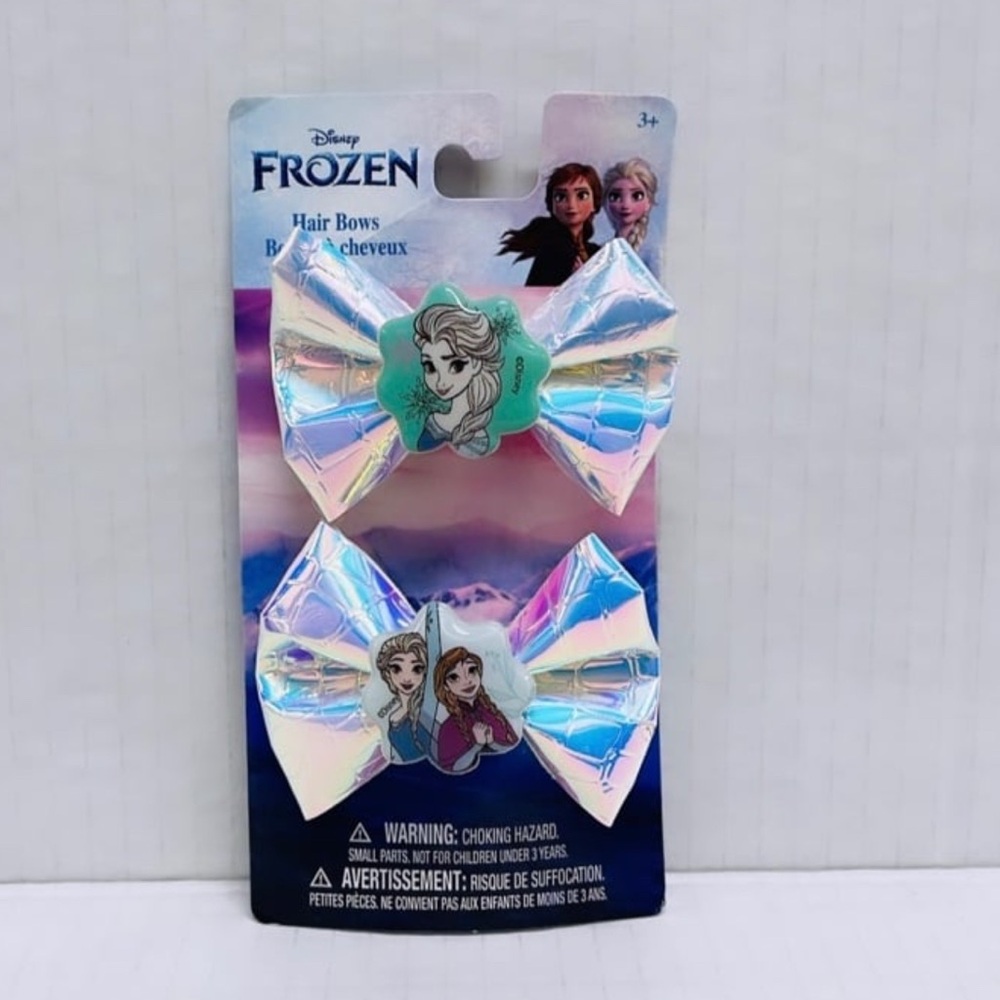 Disney Frozen Elsa & Anna 2-pk Rainbow Metallic Shiny Hair Clips